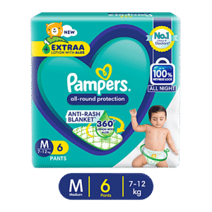 PAMPERS MEDIUM SIZE 6 PANTS