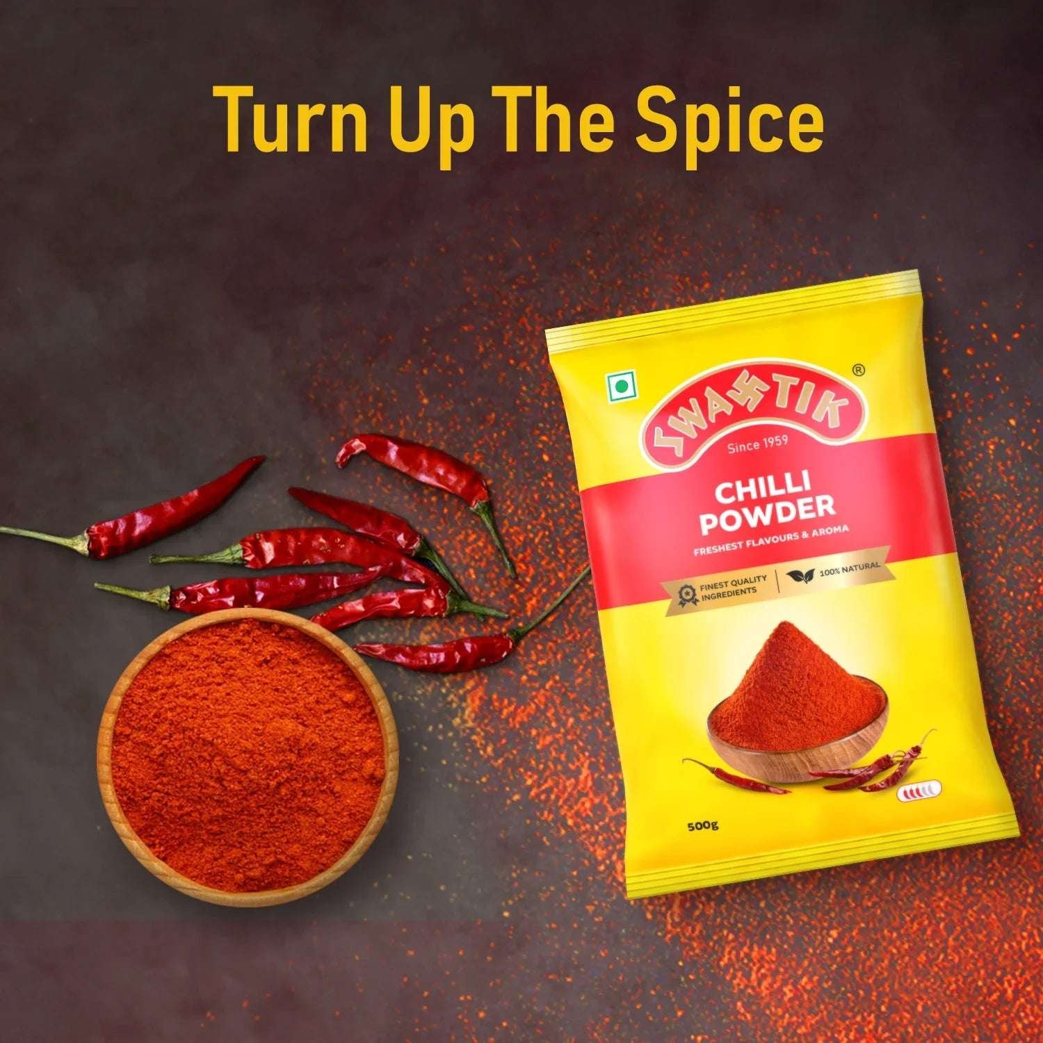 SWASTIK CHILLI POWDER 500G
