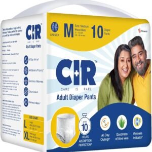 C+R ADULT MEDIUM SIZE DIAPER PANTS 10 PANTS