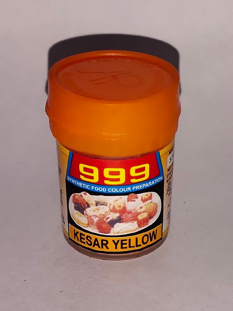 999 KESAR YELLOW FOOD COLOUR 10G