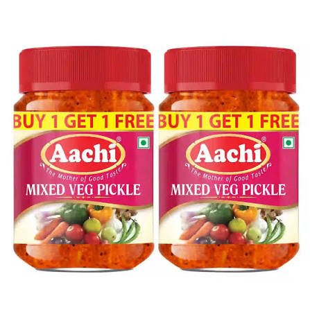 AACHI MIXED VEG PICKLE 200G