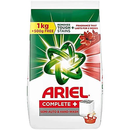 ARIEL COMPLETE WASHING POWDER 1.5KG