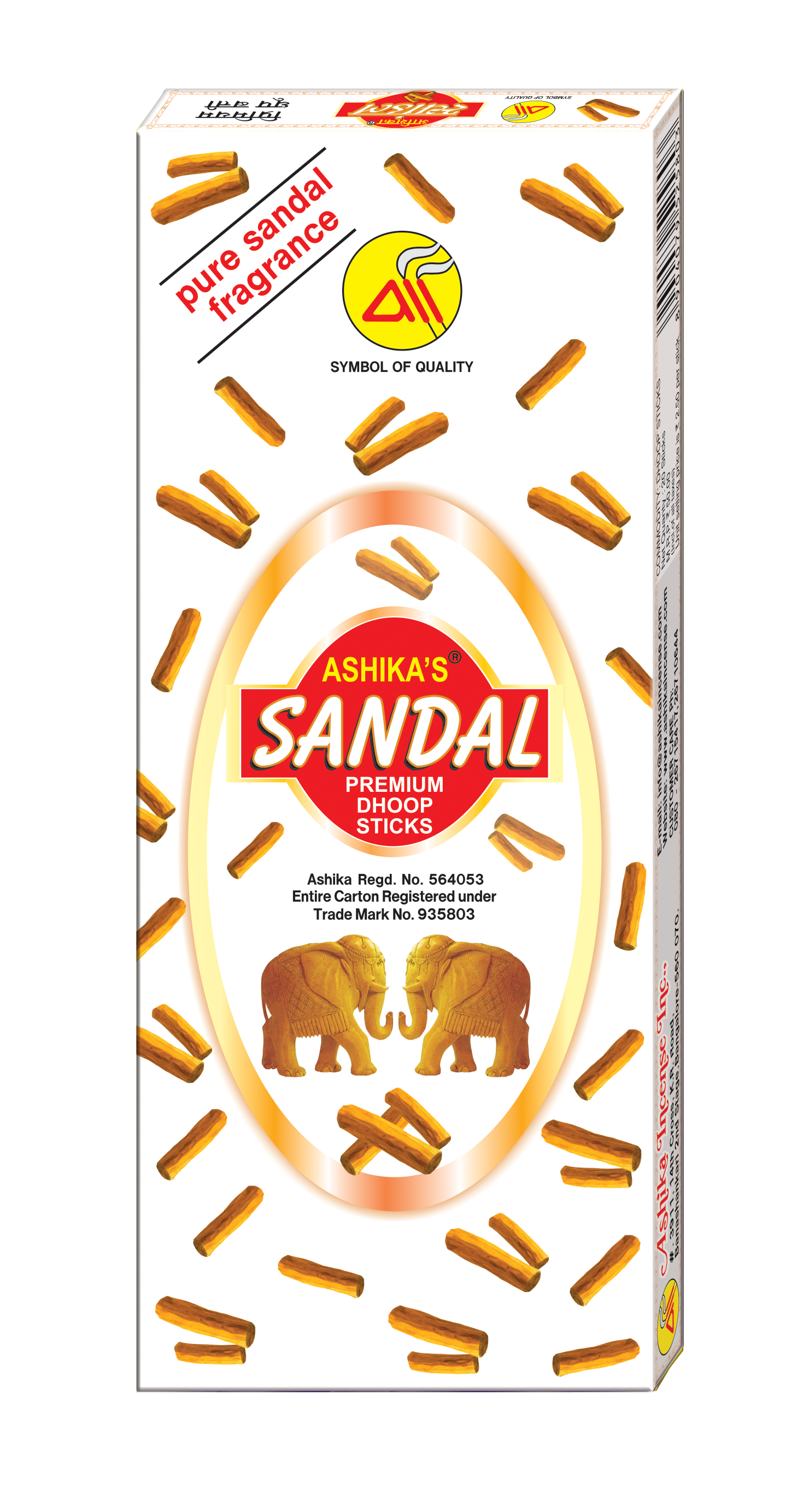 ASHIKAS SANDAL DHOOP STICKS 20N