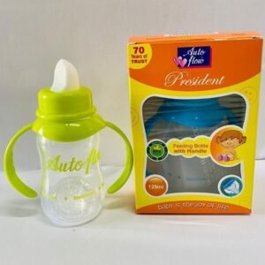 AUTO FLOW PRESIDENT FEEDING BOTTLE WITH HANDLE 125ML