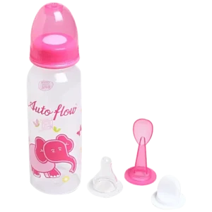 AUTO FLOW PRIDE FEEDING BOTTLE WITH 2 LSR NIPPLES 250ML