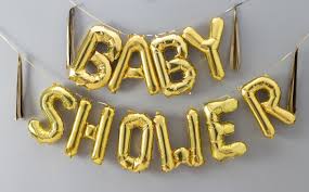 BABY SHOWER FOIL BANNER