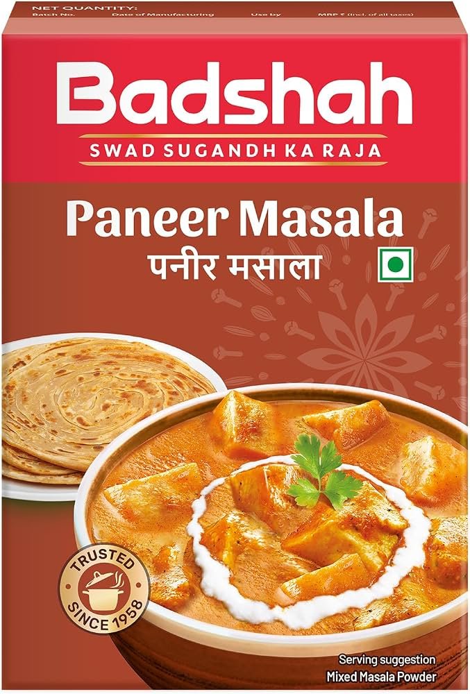 BADSHAH PANEER MASALA 100G