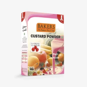 BAKERS CUSTARD POWDER STRAWBERRY FLAVOURED 100G
