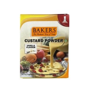 BAKERS CUSTERD POWDER VANILA FLAVOURED 100GM