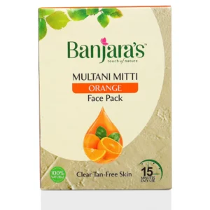BANJARAS MULTANI MITTI ORANGE FACE PACK 100GM