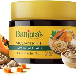 BANJARAS MULTANI MITTI PAPAYA FACE PACK 100G