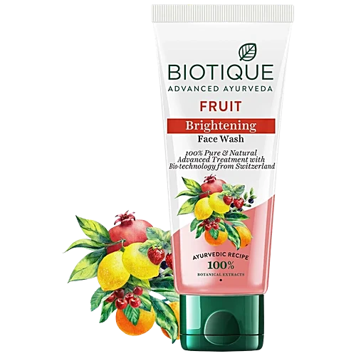 BIOTIQUE FRUIT BRIGHTENING FACE WASH 100ML