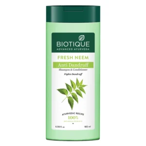 BIOTIQUE NEEM ANTI DANDRUFF SHAMPOO AND CONDITIONER 180ML