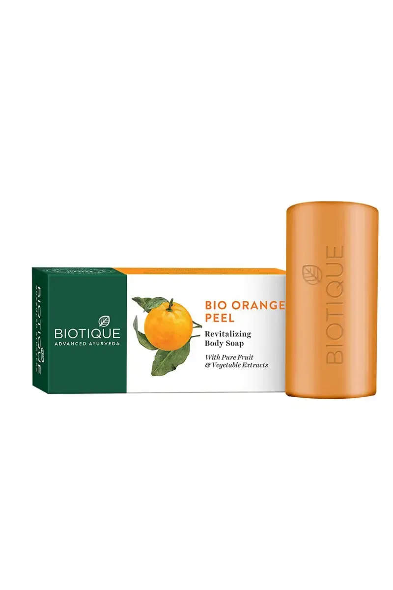 BIOTIQUE ORANGE PEEL RENEWING BATHING BAR 150G