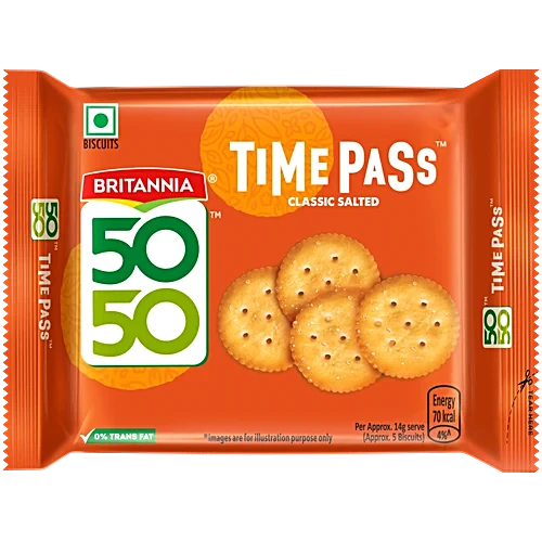 BRITANIA 50-50 TIME PASS