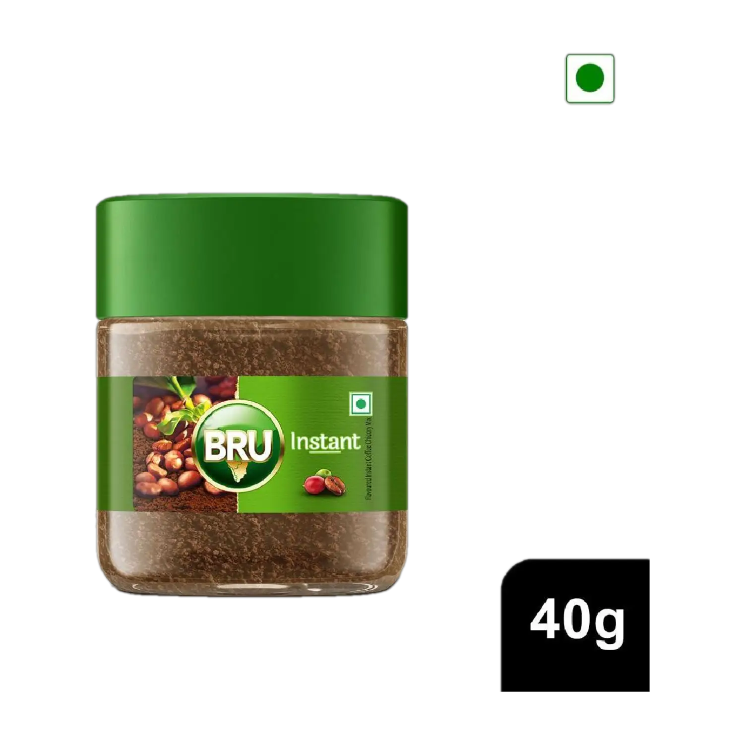 BRU INSTANT COFFE POWDER 40GM