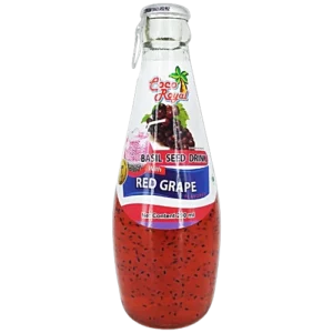 COCO ROYAL BASIL SEED DRINK WITH RED GRAPE 290ML