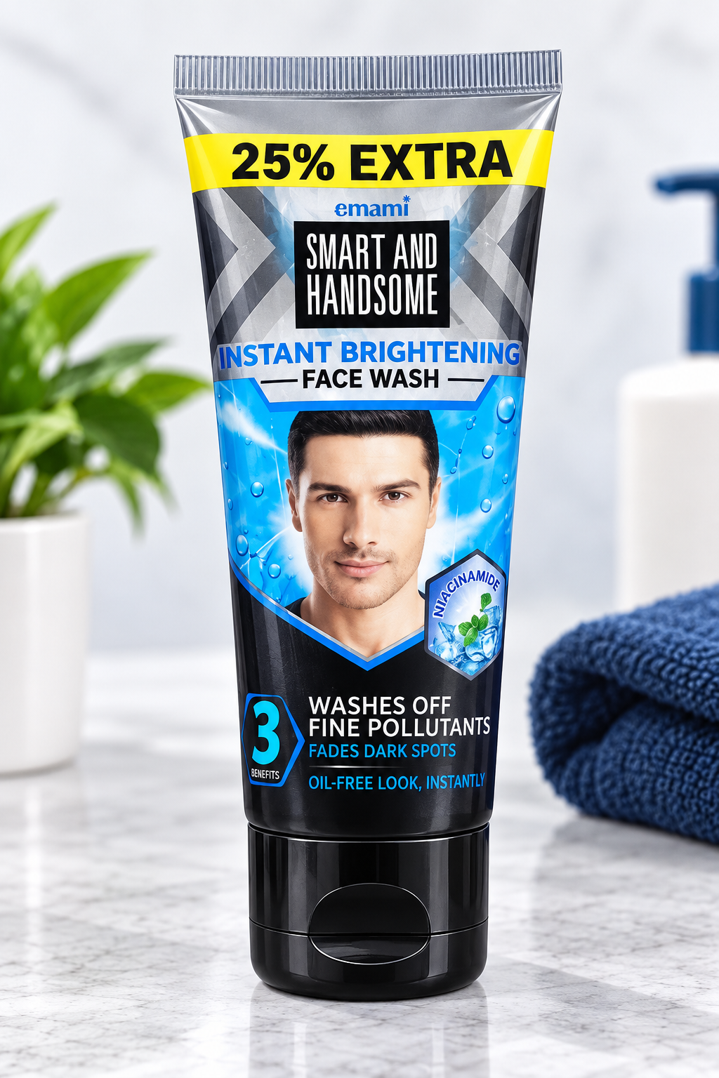 EMAMI SMART AND HANDSOME FACE WASH 62.5GM