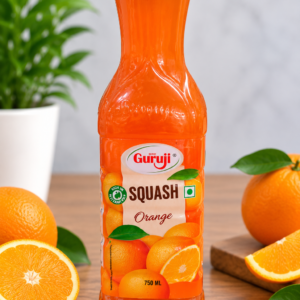 GURUJI ORANGE SQUASH 750ML