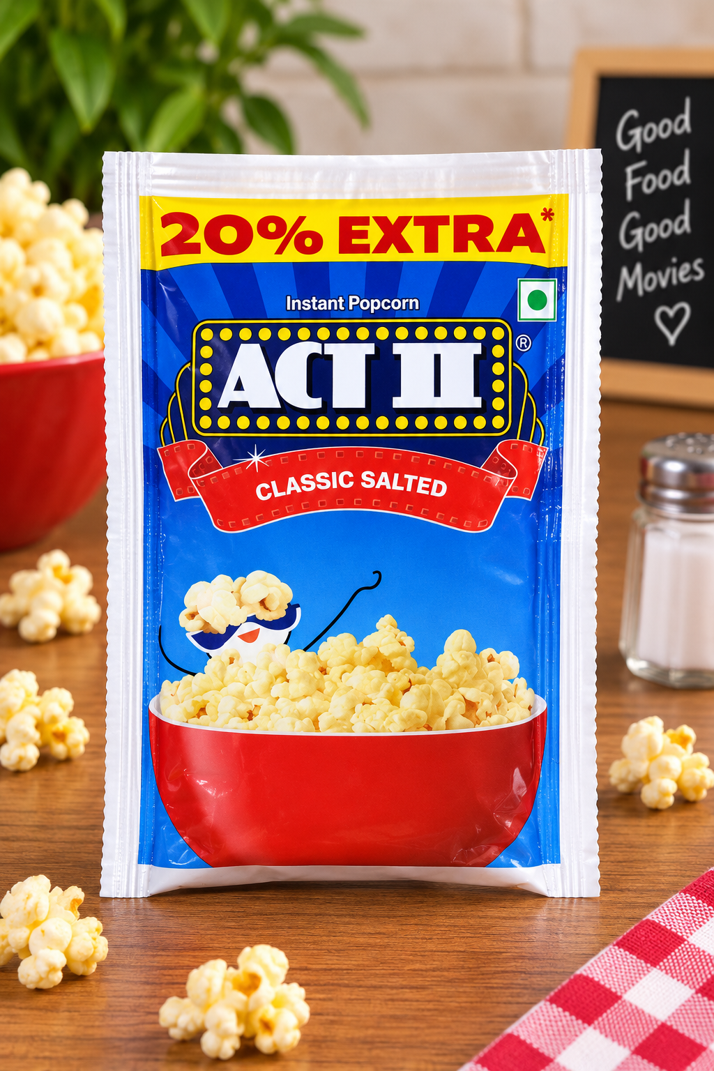 ACT II CLASSIC SALTED 72G