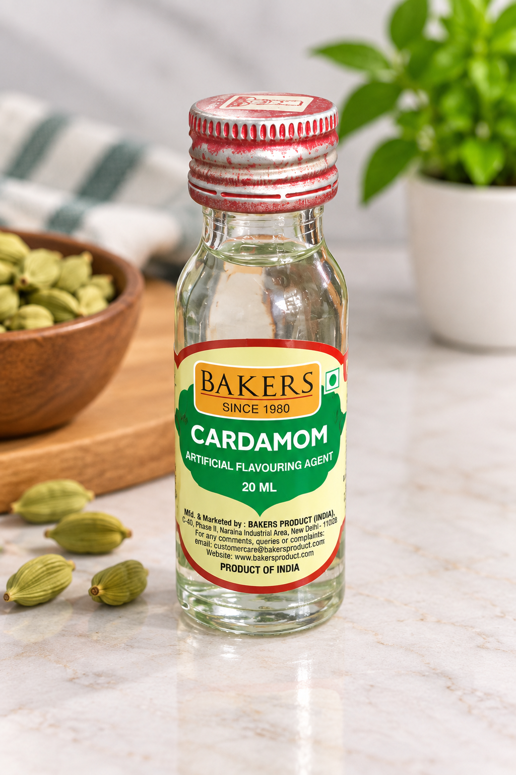 BAKERS CARDAMOM ESSENCE 20ML