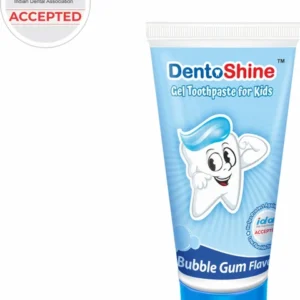 DENTOSHINE GEL TOOTHPASTE BUBBLE GUM FOR KIDS 80G