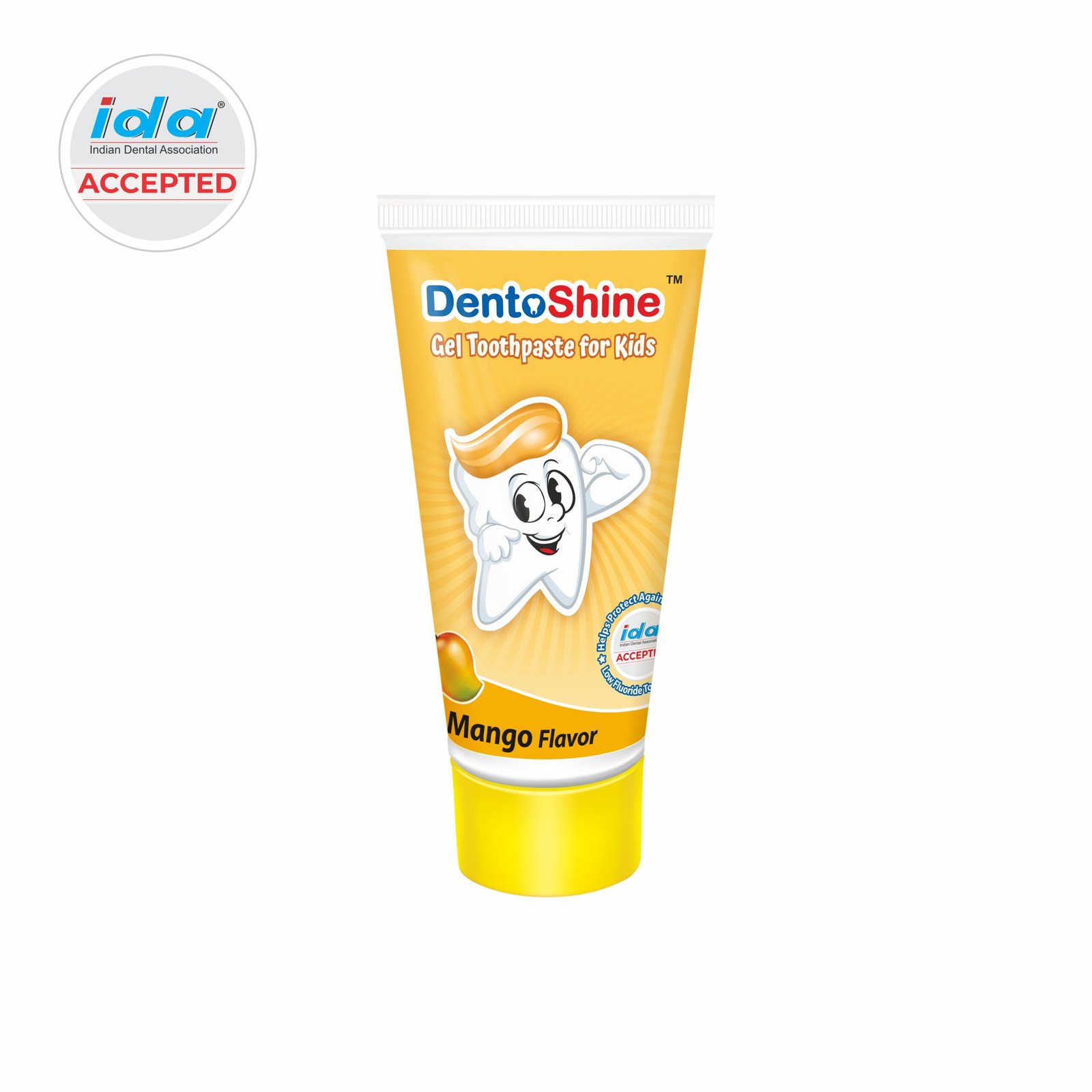 DENTOSHINE GEL TOOTHPASTE MANGO FOR KIDS 80G