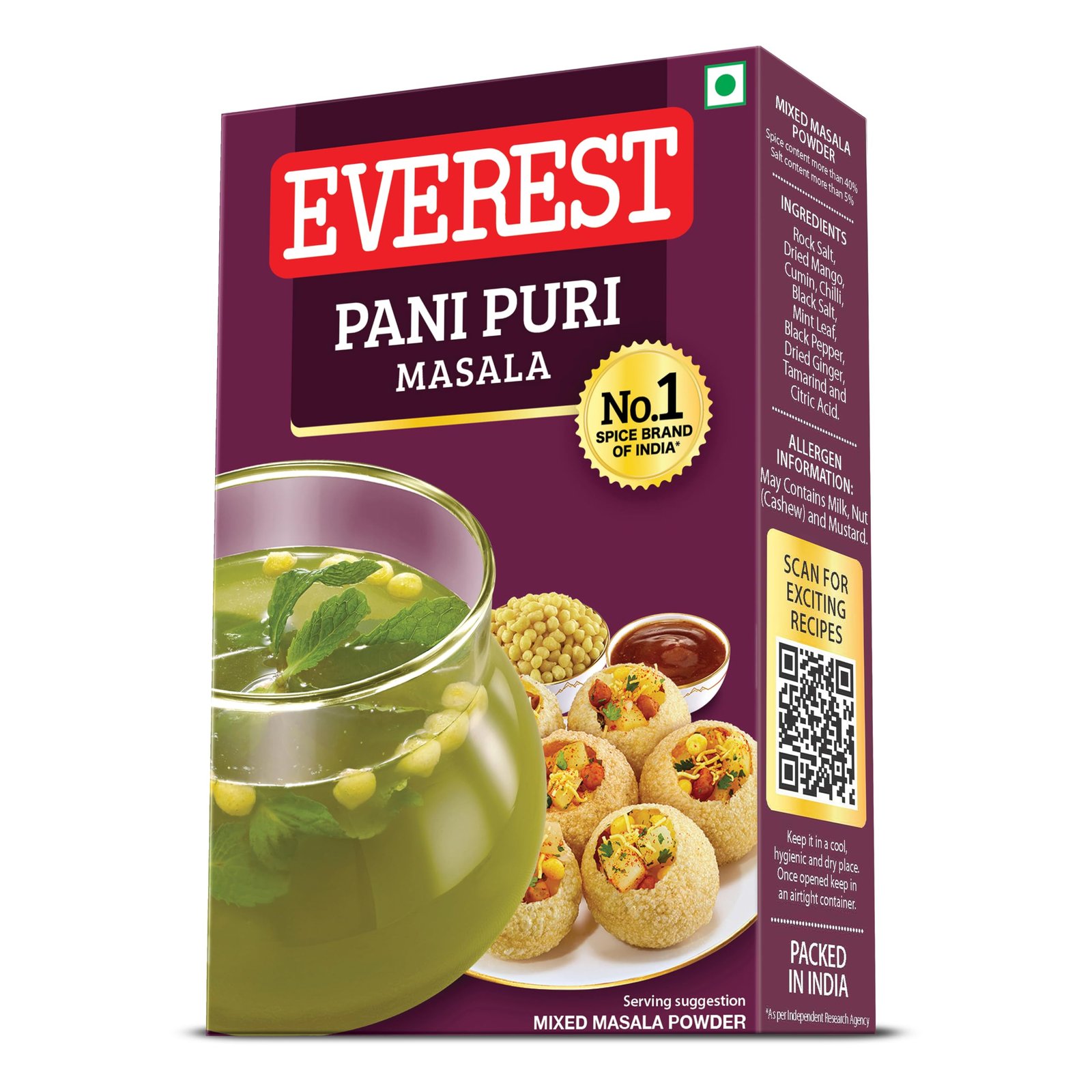 EVEREST PANI PURI MASALA 50G