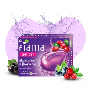 FIAMA GEL BAR BLACKCURRANT & BEARBERRY BATHING BAR 125G