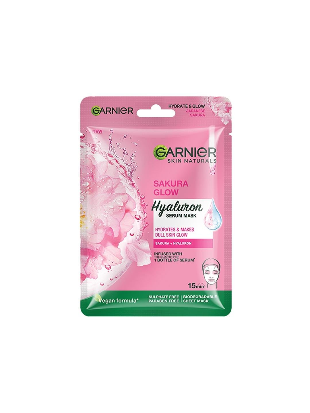 GARNIER SAKURA GLOW HYALURON SERUM MASK