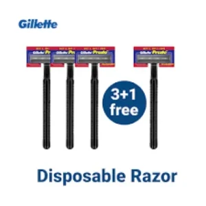 GILLETTE BUY3,GET1FREE