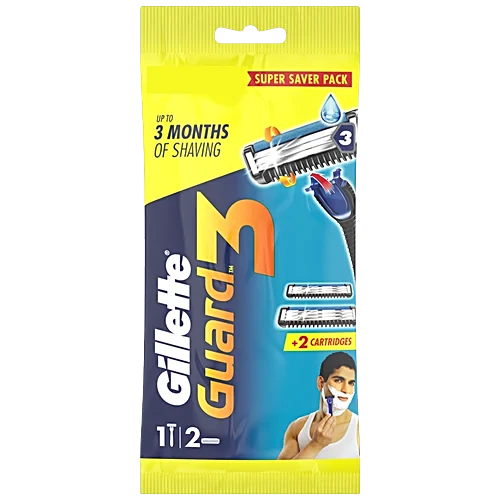 GILLETTE GUARD 3 +2CARTRIDGES