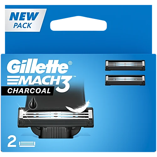 GILLETTE MACH 3 CHARCOAL 2