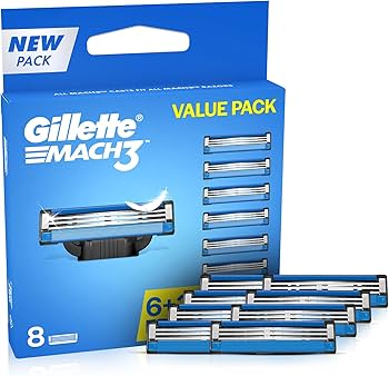 GILLETTE MACH3 8CARTRIDGES