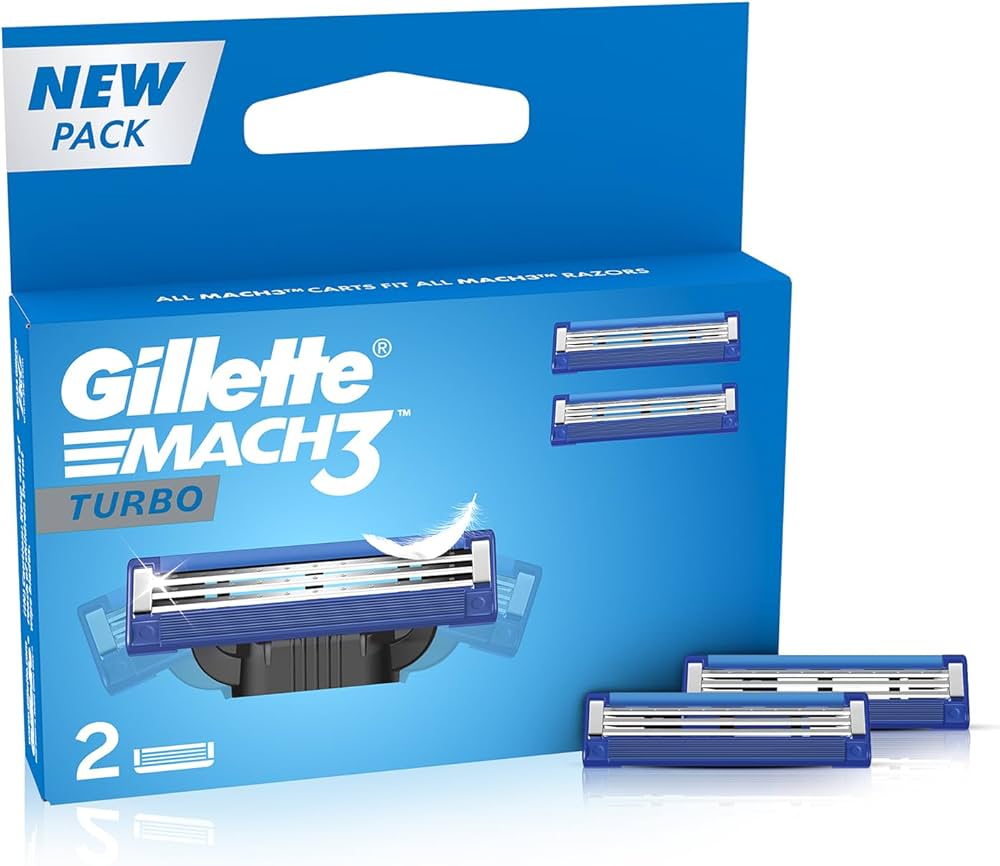 GILLETTE MACH3 TURBO 2CARTRI