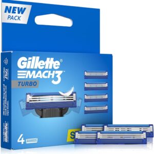 GILLETTE MACH3 TURBO 4 CARTRID