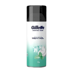 GILLETTE SHAVING FOAM MENTHOL 196G