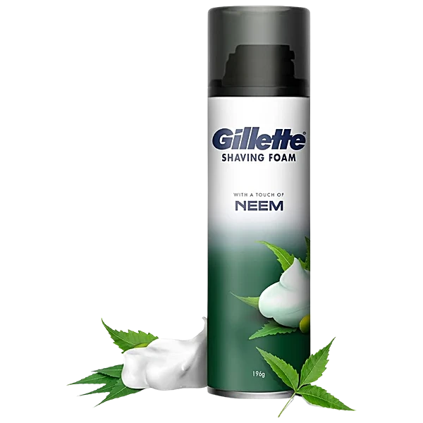 GILLETTE SHAVING FOAM NEEM