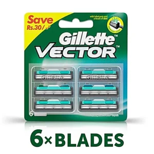 GILLETTE VECTOR BLADES 6