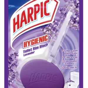 HARPIC HYGINIC TOILET RIM BLOCK LAVENDER 26G