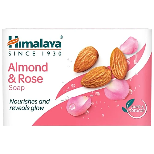 HIMALAYA ALMOND & ROSE SOAP 125G