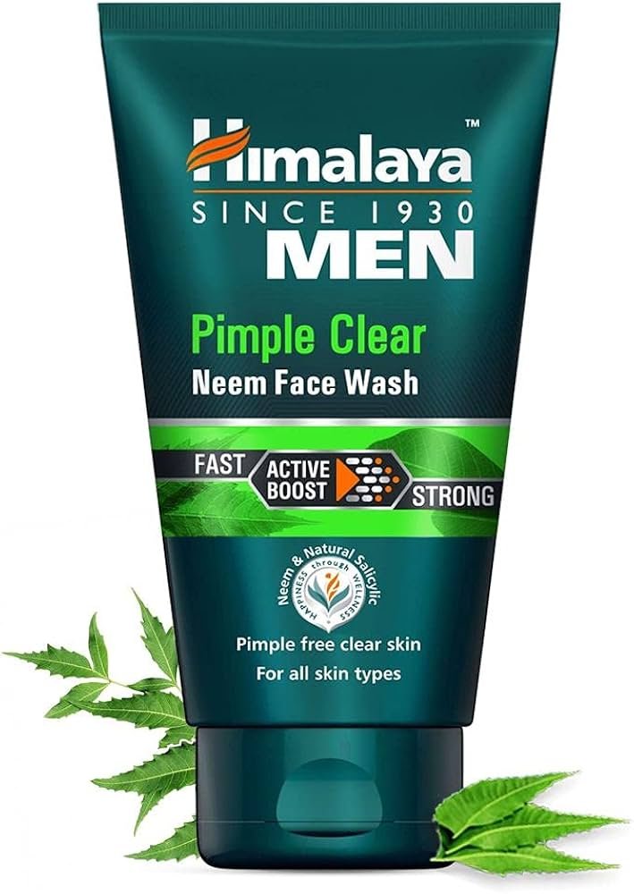 HIMALAYA MEN PIMPLE CLEAR NEEM FACE WASH 50ML