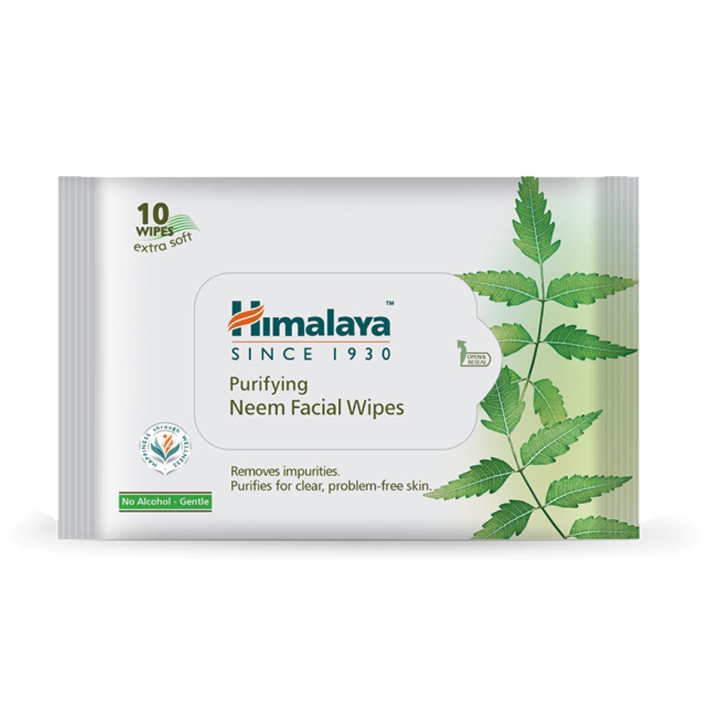 HIMALAYA PURIFYING NEEM FACIAL WIPES 10WIPES