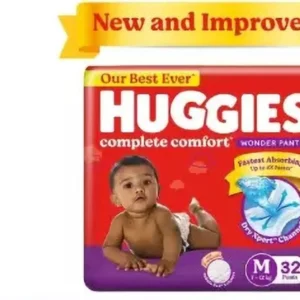 HUGGIES M SIZE 32 PANTS