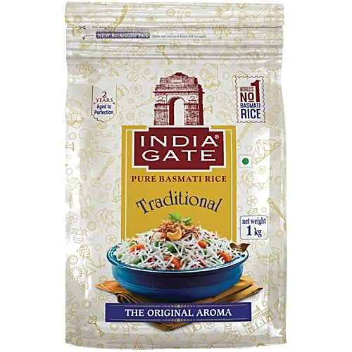 INDIA GATE PURE BASAMATI RICE TRADITIONAL