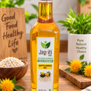 JAGRITI FOODS SAFFLOWER OIL 1LTR