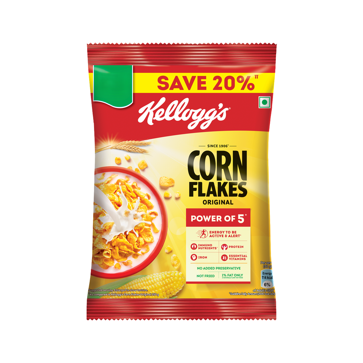 KELLOGGS CORN FLAKES 120G