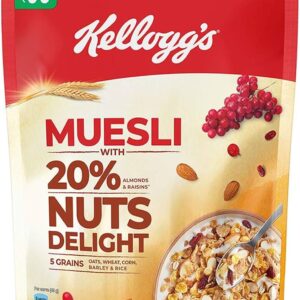 KELLOGGS MUESLI NUTS D160GM