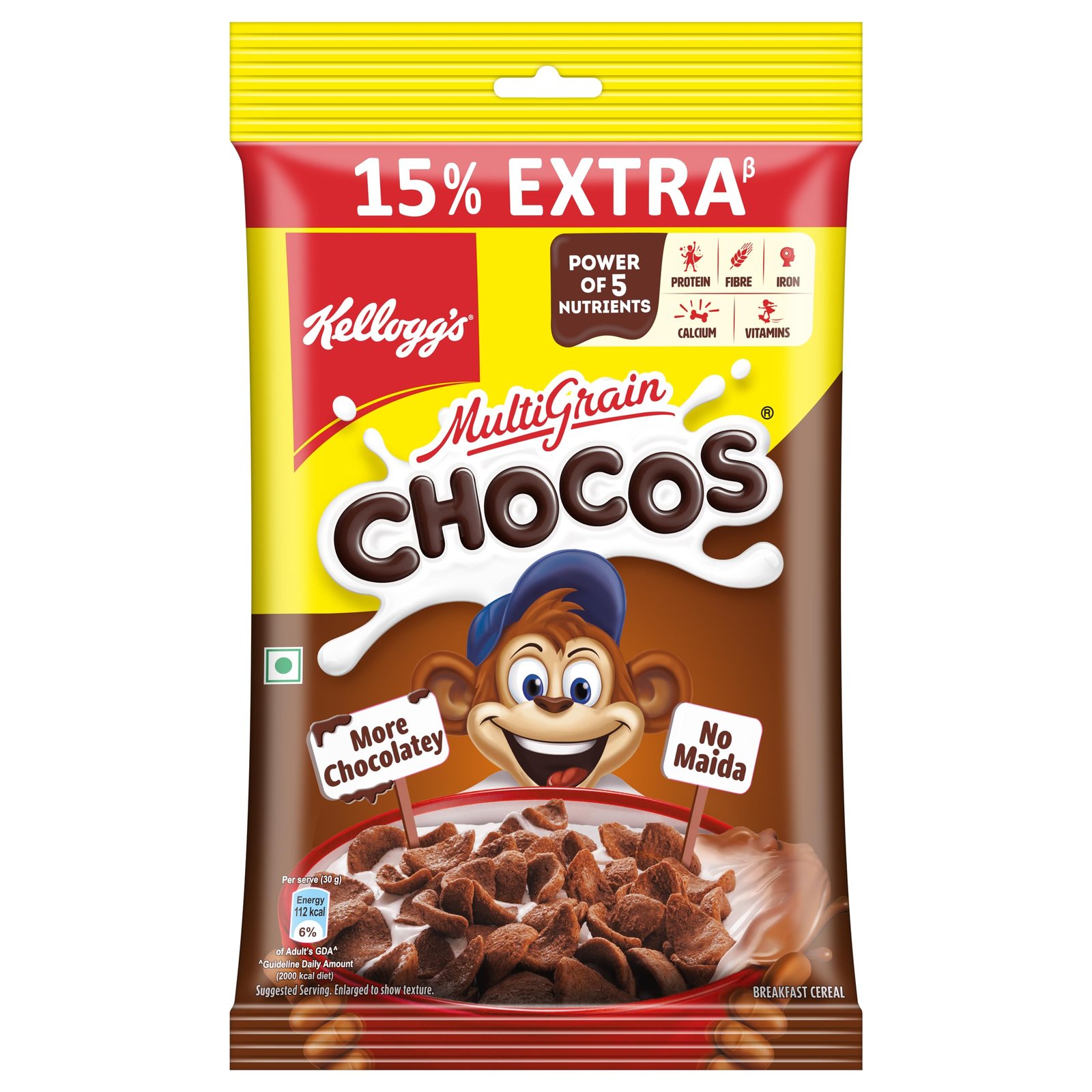 KELLOGGS MULTIGRAIN CHOCOS 127G