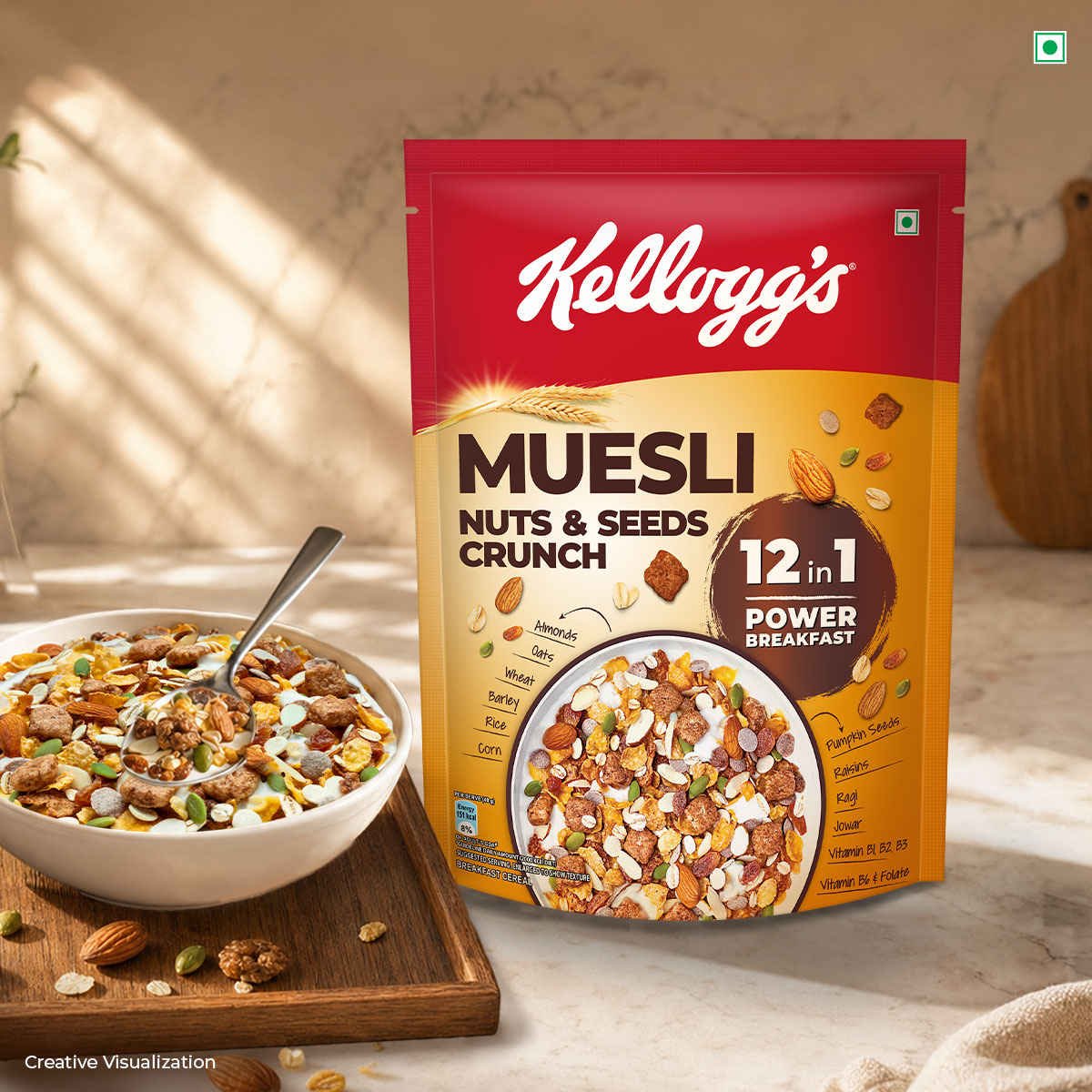 KELLOGGS MUSELI NUTS & SEEDS CRUNCH 240G